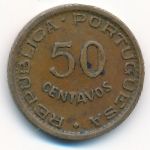 Ангола, 50 сентаво (1953 г.)