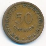 Ангола, 50 сентаво (1955 г.)