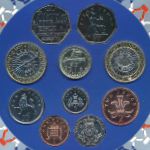 Великобритания, Набор монет (2005 г.)