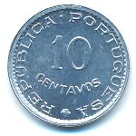 Guinea-Bissau, 10 centavos, 1973