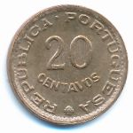 Guinea-Bissau, 20 centavos, 1973