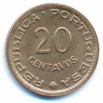 Guinea-Bissau, 20 centavos, 1973