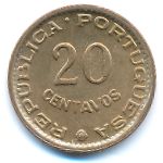 Guinea-Bissau, 20 centavos, 1973