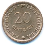 Guinea-Bissau, 20 centavos, 1973