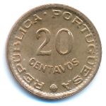 Guinea-Bissau, 20 centavos, 1973
