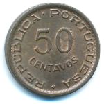 Guinea-Bissau, 50 centavos, 1952