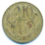 Эфиопия, 10 центов (1977 г.)