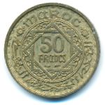 Morocco, 50 francs, 1951