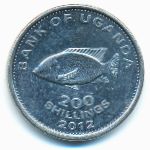 Уганда, 200 шиллингов (2012 г.)