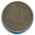 Mozambique, 1 escudo, 1965