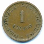 Mozambique, 1 escudo, 1968