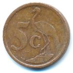 South Africa, 5 cents, 2006