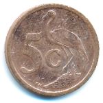 South Africa, 5 cents, 2010