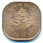 Свазиленд, 2 цента (1975 г.)