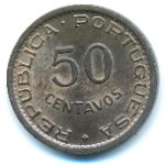 Angola, 50 centavos, 1954