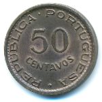 Angola, 50 centavos, 1958
