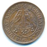 South Africa, 1/4 penny, 1955