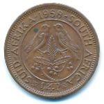 South Africa, 1/4 penny, 1958