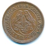 South Africa, 1/4 penny, 1958