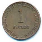 Mozambique, 1 escudo, 1945