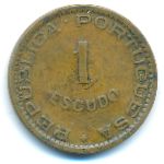 Angola, 1 escudo, 1956