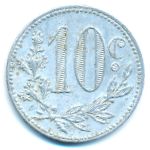 Алжир, 10 сентим (1916 г.)