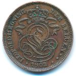 Belgium, 2 centimes, 1902