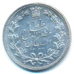Iran, 5000 dinars, 1902