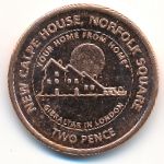 Гибралтар, 2 пенса (2018 г.)