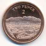 Гибралтар, 2 пенса (2020 г.)
