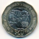 Мексика, 20 песо (2021 г.)