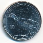 Гибралтар, 10 пенсов (2020 г.)