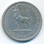 Southern Rhodesia, 2 shillings, 1947