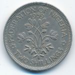 Нигерия, 2 шиллинга (1959 г.)