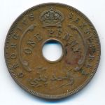 British West Africa, 1 penny, 1952