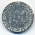 Экваториальные Африканские Штаты, 100 франков (1966 г.)