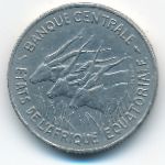 Экваториальные Африканские Штаты, 100 франков (1966 г.)