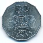 Свазиленд, 50 центов (2001 г.)