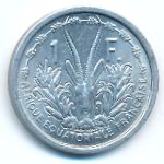 French Equatorial Africa, 1 franc, 1948