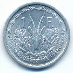 French Equatorial Africa, 1 franc, 1948