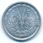 French Equatorial Africa, 1 franc, 1948
