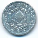 South Africa, 6 pence, 1933