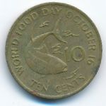 Seychelles, 10 cents, 1981