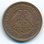 South Africa, 1/4 penny, 1958