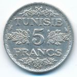 Тунис, 5 франков (1936 г.)