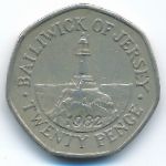 Джерси, 20 пенсов (1982 г.)