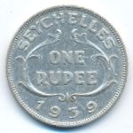 Сейшелы, 1 рупия (1939 г.)