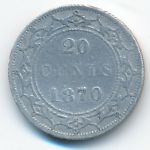 Newfoundland, 20 cents, 1870