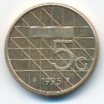 Netherlands, 5 gulden, 1995