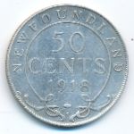 Newfoundland, 50 cents, 1918